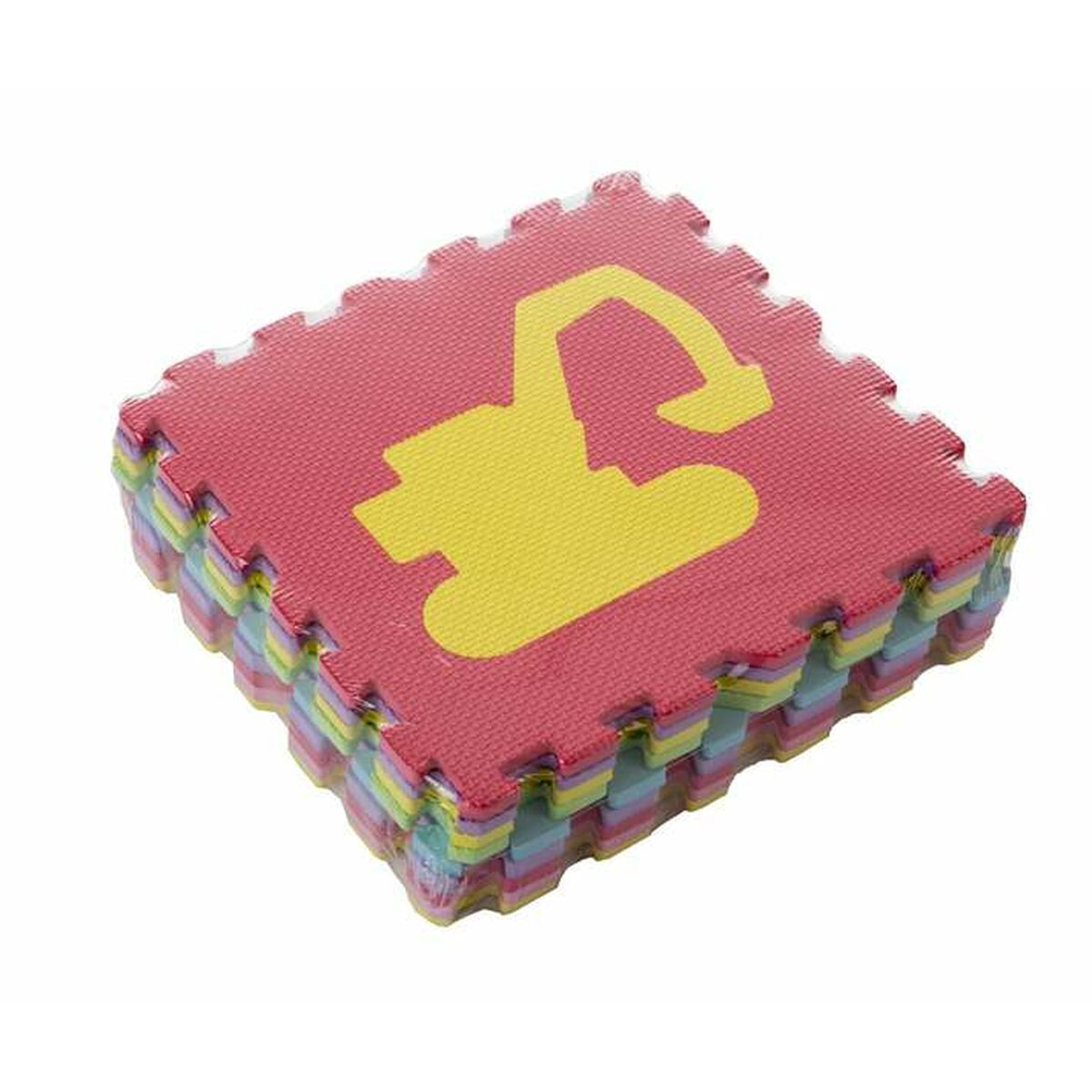 Puslespillteppe Polyester 30 x 30 x 1 cm Transporter 9 Deler